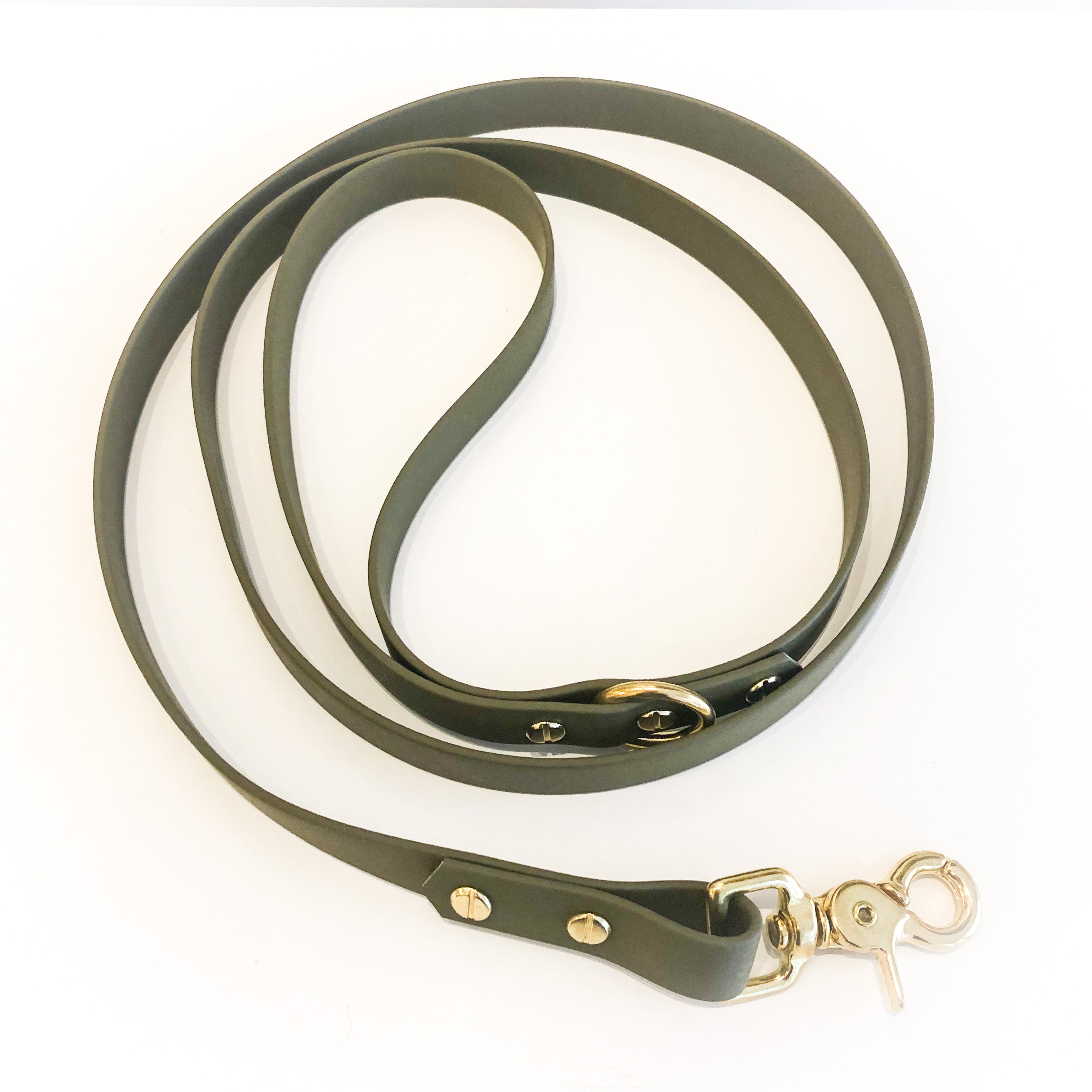 Lead Me Pet Co - Biothane Leash - Olive